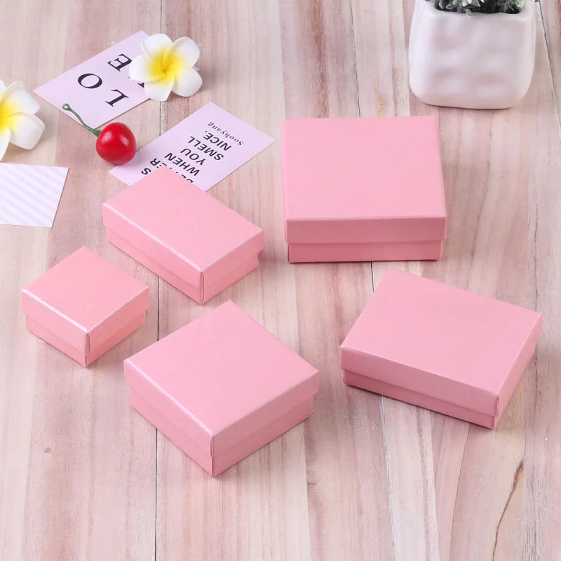 12pack White Simple Luxury Box Dark Green Paper Jewellry Rings Earrings Bracelet Necklace Display Case Jewelry Organizer Boxes Purest Peak